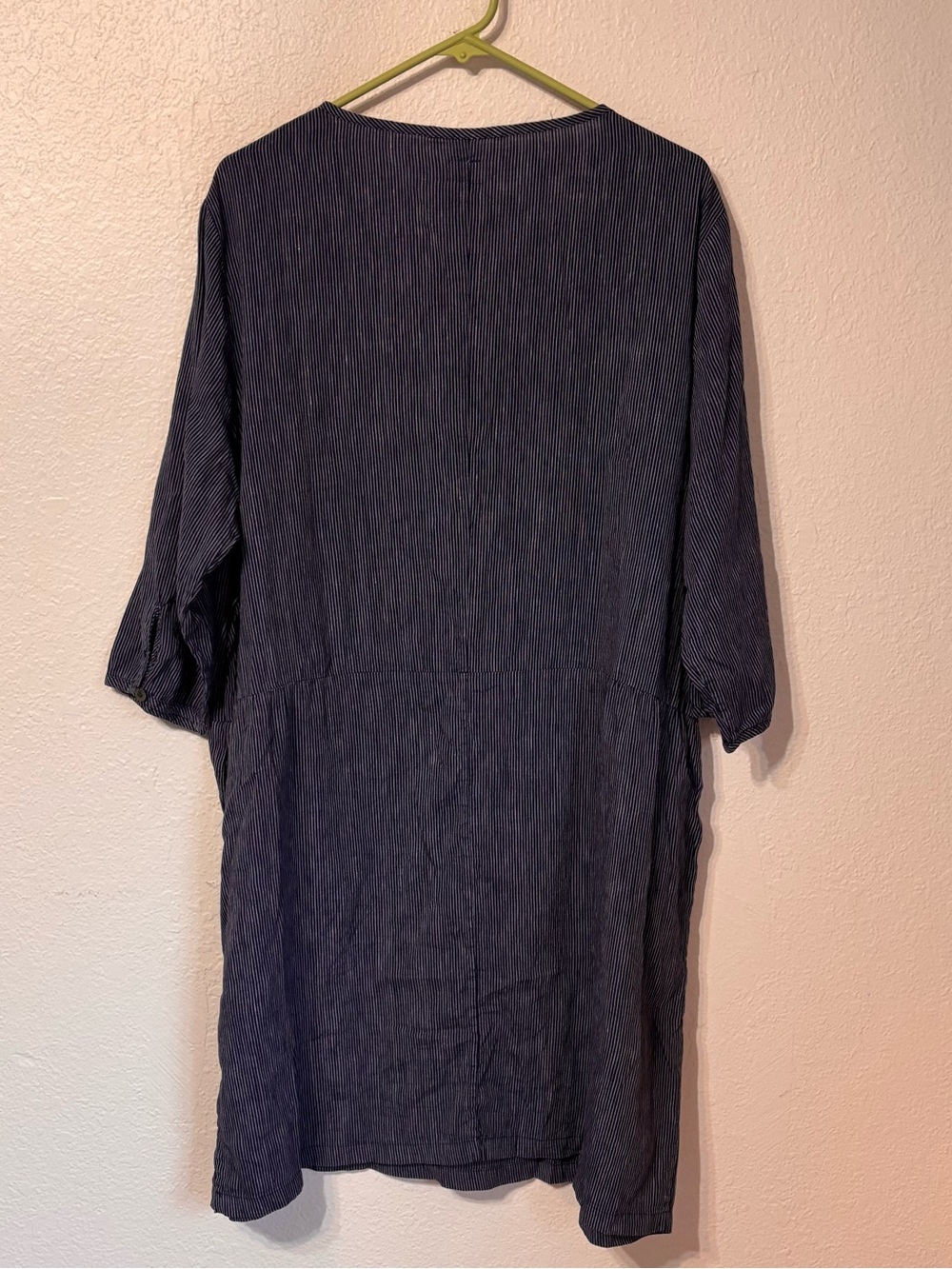 Poetry Linen Striped Lagenlook Tunic Size 18 - Picture 6 of 6